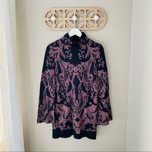 Free People Modern Love Mini Dress Black Sz XS